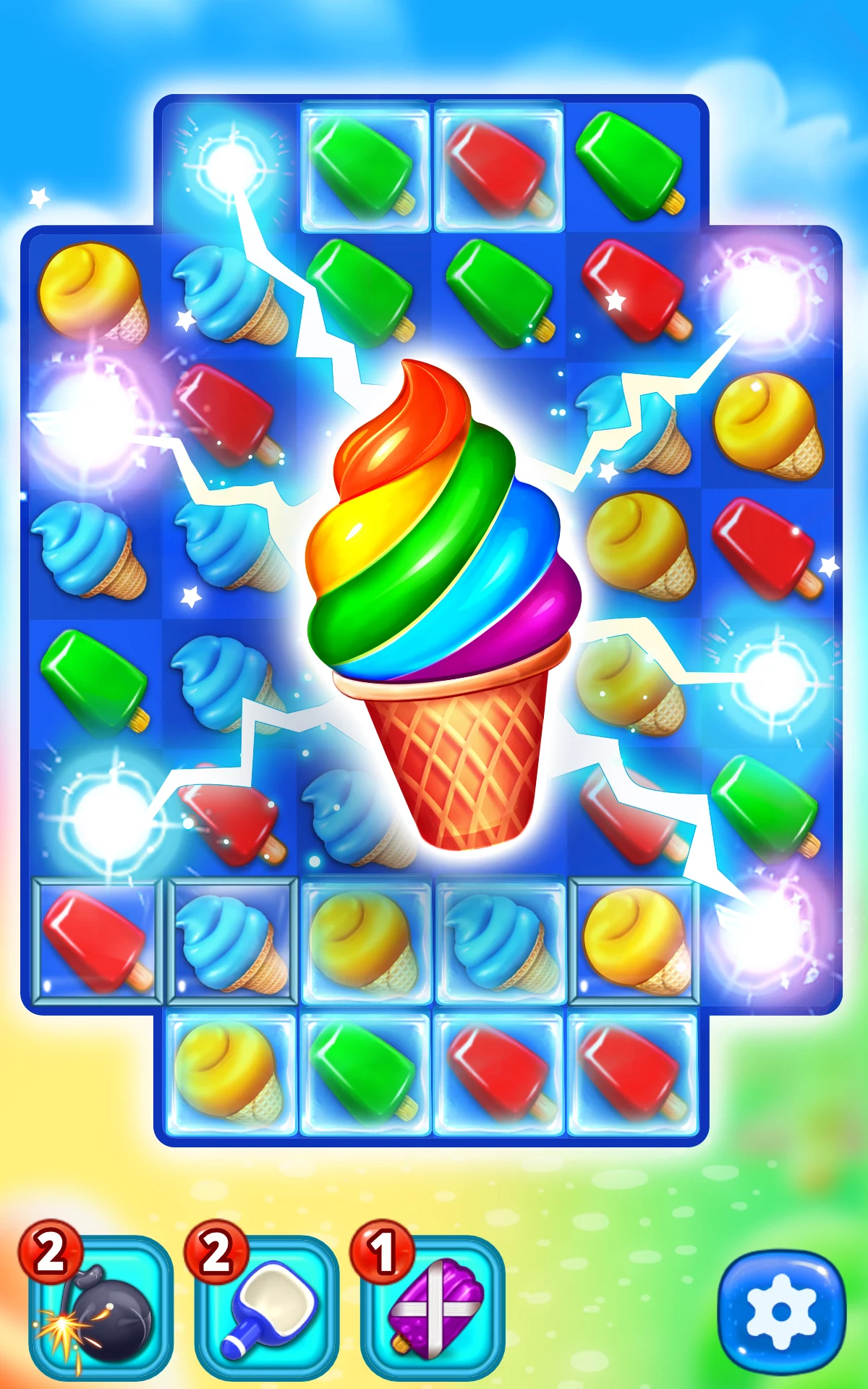 Ice Cream Paradise: Match 3 screenshot